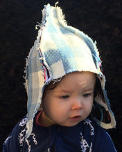 Load image into Gallery viewer, Baby Stokie - Blue and White Plaid HQ